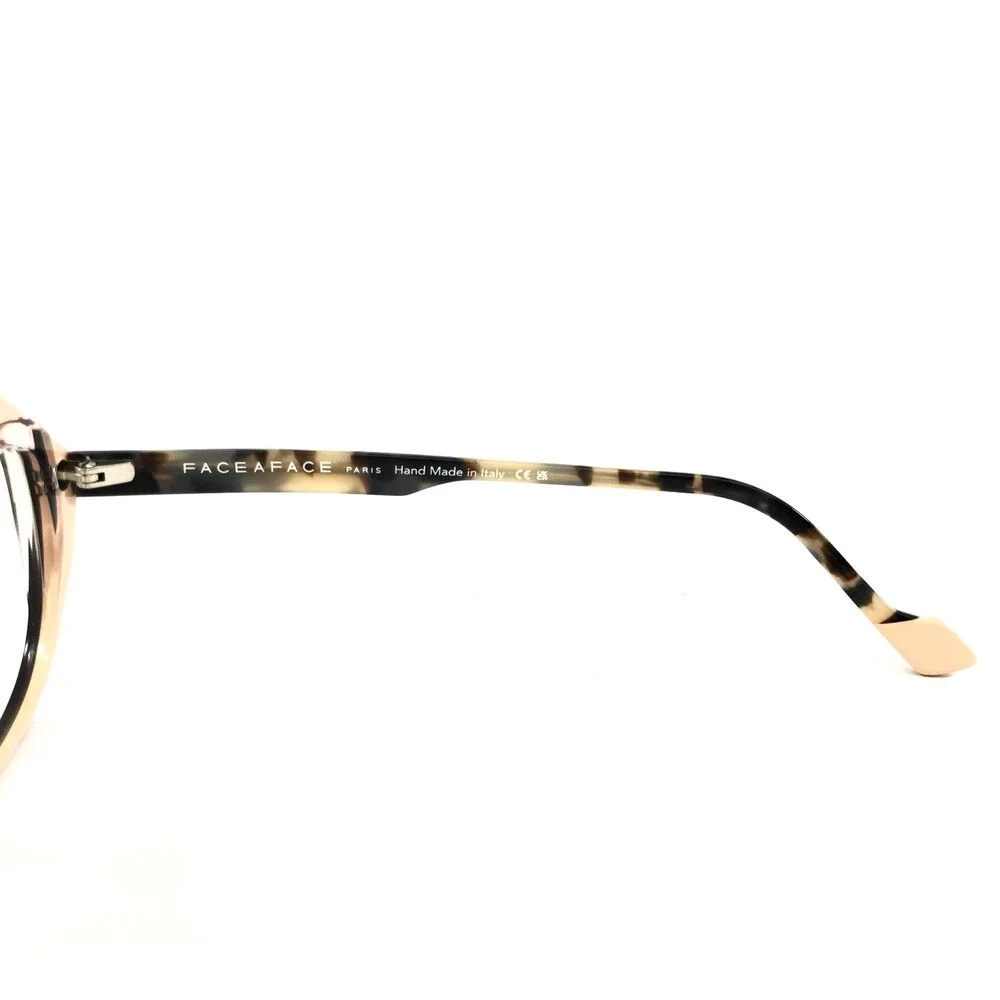 Face A Face Eyeglasses Frames KALEDO 1 COL 6091 ER Black on Soft Pink 49-17-142